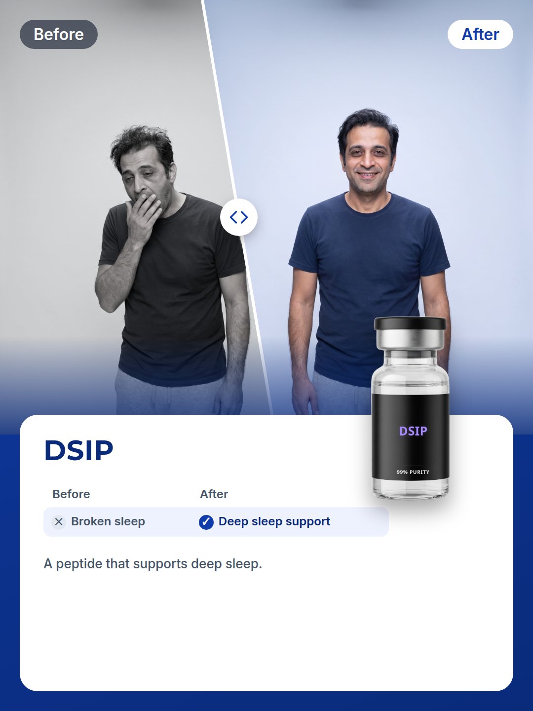 DSIP: before and after