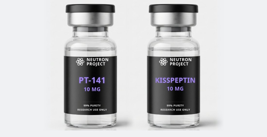 Testosterone & Libido Stack: PT-141 + KISSPEPTIN vials from Neutron Project